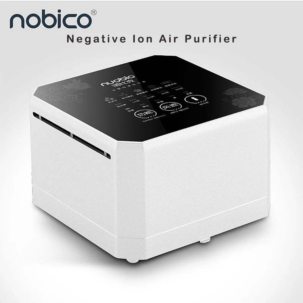 

Negative Ion Generator Air Purifier for Home with True HEPA Filter Desktop Mini Air Ionizer Compact Air Cleaner for Home N30+20