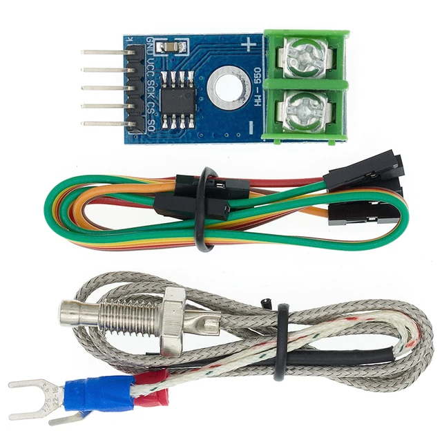 Thermocouple Amplifier Board MAX6675 Module + K-Type Thermocouple ...