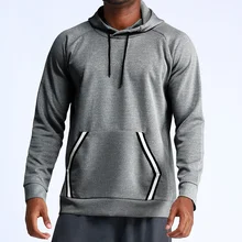 Outono e inverno esportes de fitness camisola masculina com capuz solto treinamento de basquete correndo jaqueta de manga longa