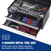 WORKPRO Metal Tool Box Set home Tool Set Repair Workshop Tools Kits Screwdriver Set Socket Set for Home Wrench Set Ratchet ► Photo 3/6