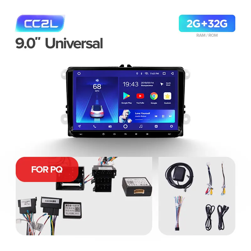 TEYES CC2 Штатное Головное устройство For SKoda Fabia 2 Mk2 2007- GPS Android aвтомагнитола магнитола автомагнитолы Андроид для Шкода Фабия аксессуары штатная магнитола автомобильная мультимедиа - Цвет: PQ CC2L 32G