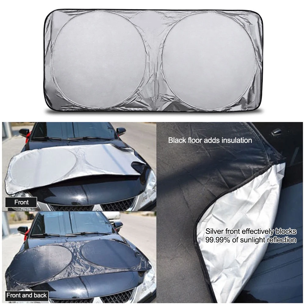 Car Windshield Sun Shade Sunshade Visor Front Window Auto Vehicle Shield Reflector Blocking Screen Cover for SUV Van Trucks Cars |
