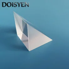 Призма с оптическим стеклом 20*20*20 мм Прямоугольный Треугольный Кристалл Призма внутренний отражающий призма объектив для оптическое оборудование