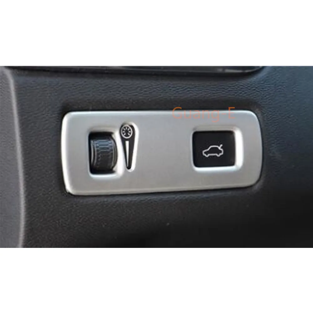 

Car Stick Styling ABS Chrome Front Head Light Trunk Switch Trim Frame Lamp Moulding 1pcs For VOLVO XC40 2018 2019 2020
