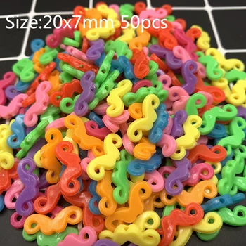 

Moustache Color Acrylic Beads Earrings Necklace Accessories Beads For Jewelry Making DIY Jewelry Necklace Accessories