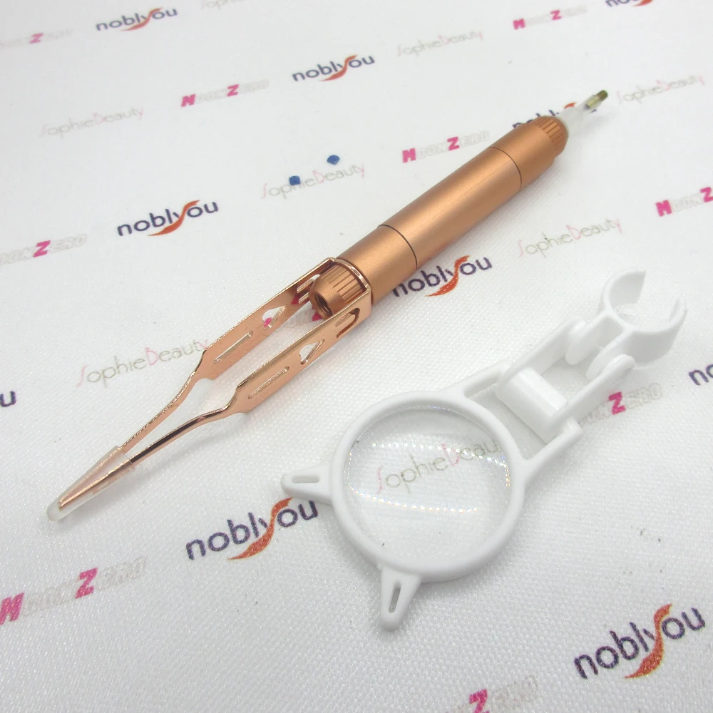 2021 Hot Style LEd Light Pen With Tweezers for Diamond Painting tools Embroidery Accessories Point Mosaic Tool Golden Pens | Дом и сад