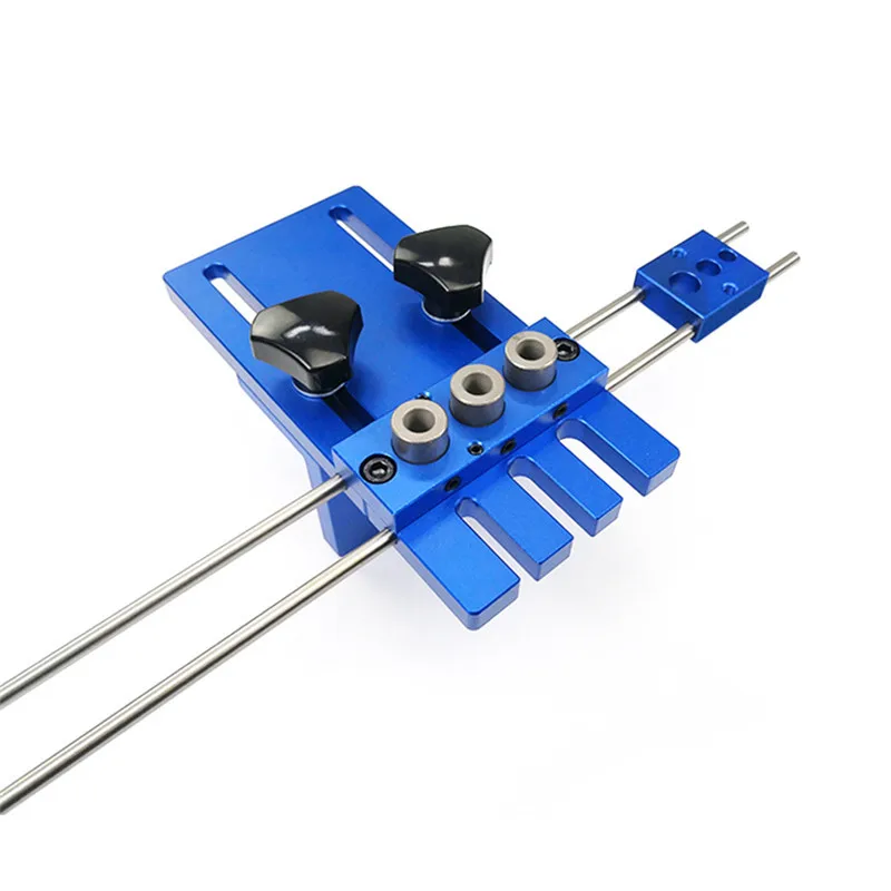 

3 in 1 Woodworking Tool Drilling Locator DIY Joinery High Precision Dowel Jig Drilling Guide kit for Furniture Fast Connecting