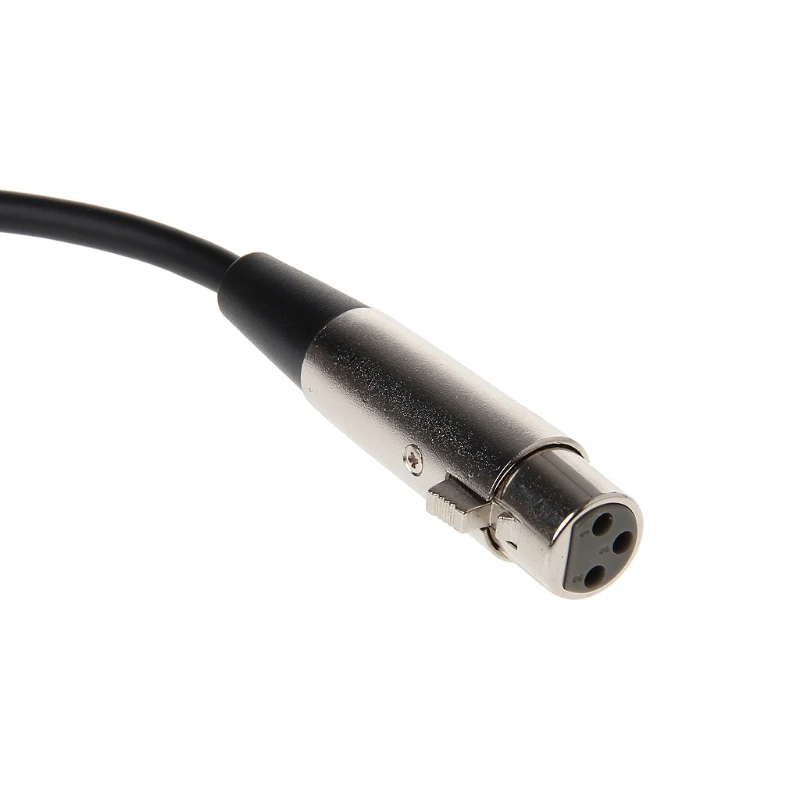 XLR 3Pin мама до 3,5 мм 1/" TRS мужской металлический разъем аудио кабель-адаптер 0,3 м