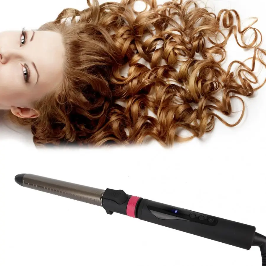 Rizador de Pelo, профессиональные портативные щипцы для завивки волос, электрические щипцы для завивки волос, инструмент для укладки, европейская вилка 110-240 в, салон красоты