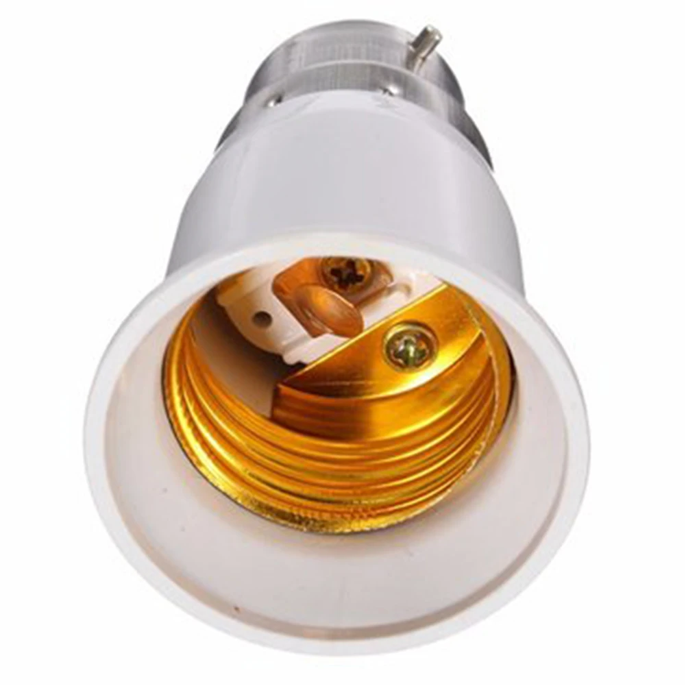 Lamp Holder Lamp Bulb Holder Socket Converter Lamp Base Lamp Socket Adapter Led Lamp Bulb Base Conversion Holder Converter B22 to E27 Socket Adapter Converter Light Adapter Lamp Holder Lighting Parts
