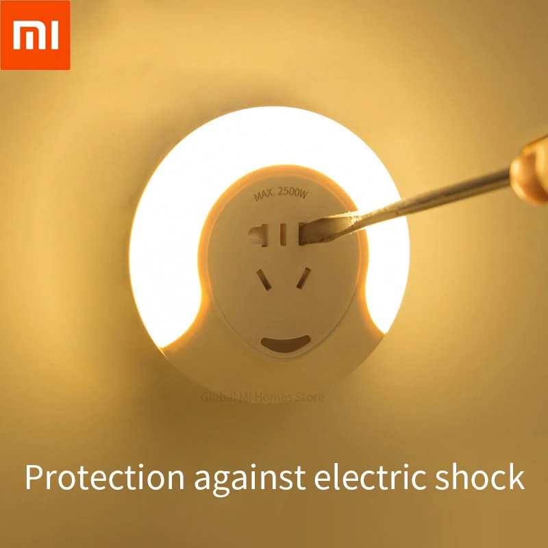 

Xiaomi Youpin WANHUO Remote light induction LED night lamp bed lamp bedside socket type wireless plug-in radio lamp super bright