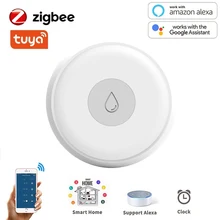 Capteur d'eau Tuya ZigBee IP66, détecteur de fuite, alarme de fuite d'eau et d'inondation, compatible avec passerelle Zigbee, application Smart Life, en Stock 