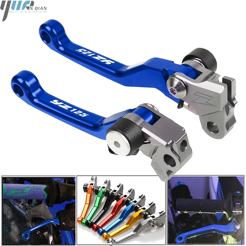 

Motocross CNC Pit Dirt Bike Pivot Handle Lever Brake Clutch Levers For YAMAHA YZ125 YZ 125 2008-2014 2009 2010 2011 2012 2013