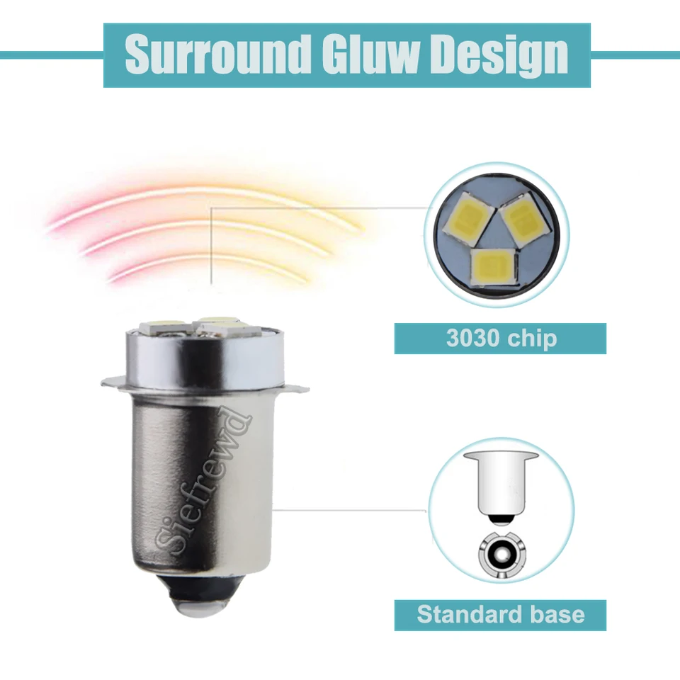 Lampadina LED P13.5S Torcia Lampadina LED P13.5S Per Torce | 3V - Foto 12