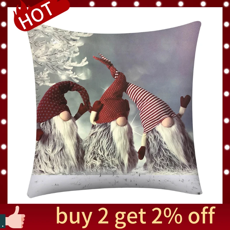 Наволочка для дивана Singace Рождественская полиэфирная наволочка и автомобиля на