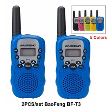 2 шт./компл. Baofeng BF-T3 UHF462-467MHz 22 канала детей Портативный двухстороннее радио приемопередатчик для детей иди и болтай Walkie Talkie “иди и Рождественский подарок