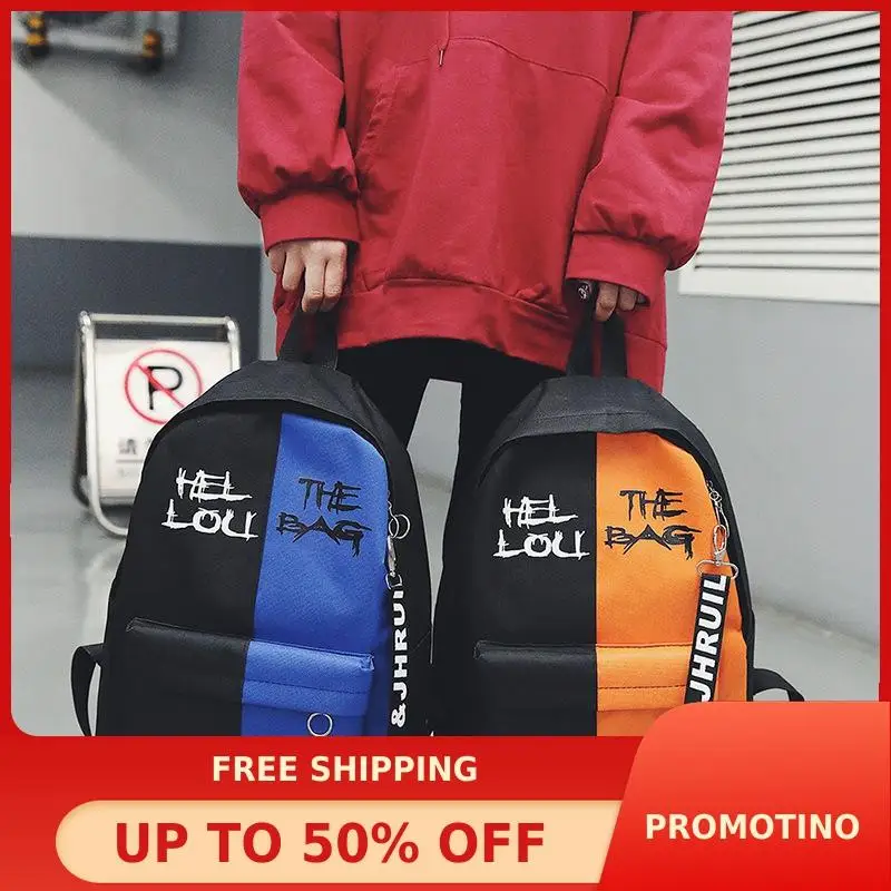 

Promotional 2020 New Women's Hand Backpack Oxford Cloth Cool Lettered Versatile STUDENT'S Backpack Computer Bag Free Shipping