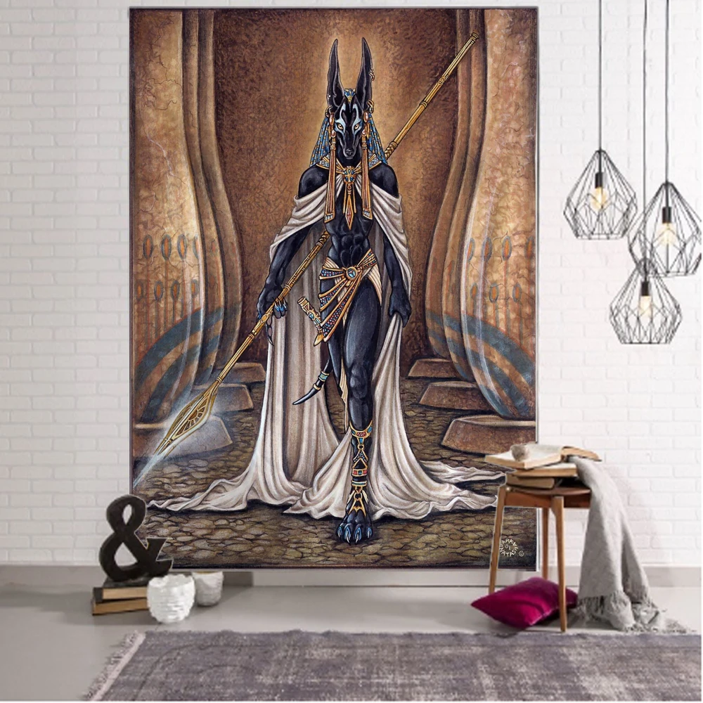 Egyptian Mythology Decorative Tapestry Mandala Bohemian Hippie Wall Tapestry for Living Room Bedroom tapestry decor