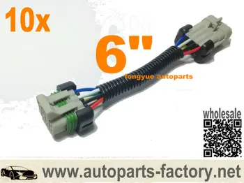 

longyue 10pcs Ignition Coil Relocation Harness Extension for LS1 LS2 LS3 LS6 Camaro Corvette