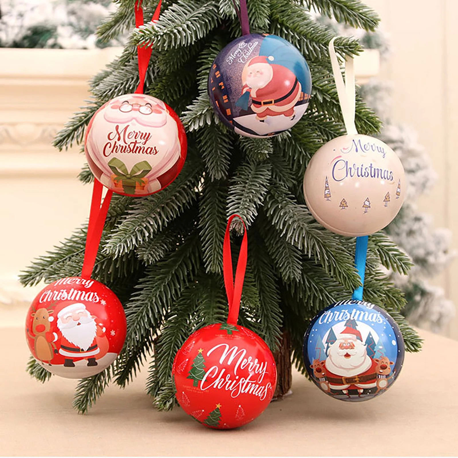 Kids Christmas 2022 Christmas Tree Balls Happy New Year 2022 Christmas Decoration For Home Kids  Toys Gift Christmas Ornaments For Tree Navidad|Pendant & Drop Ornaments| -  Aliexpress