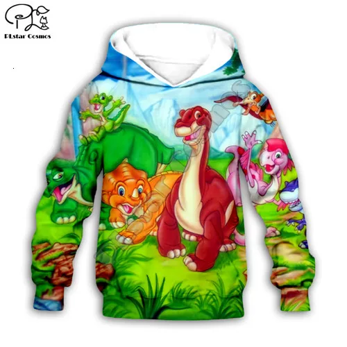 Kids hoodies Одежда для детей, детская одежда для маленькой девочки мальчик, сын с рисунком динозавра из мультфильма «Мир Юрского периода» принт 3D свитер с капюшоном/куртка/футболка для детей ясельного возраста, пуловер штаны K4 - Цвет: Kids hoodies