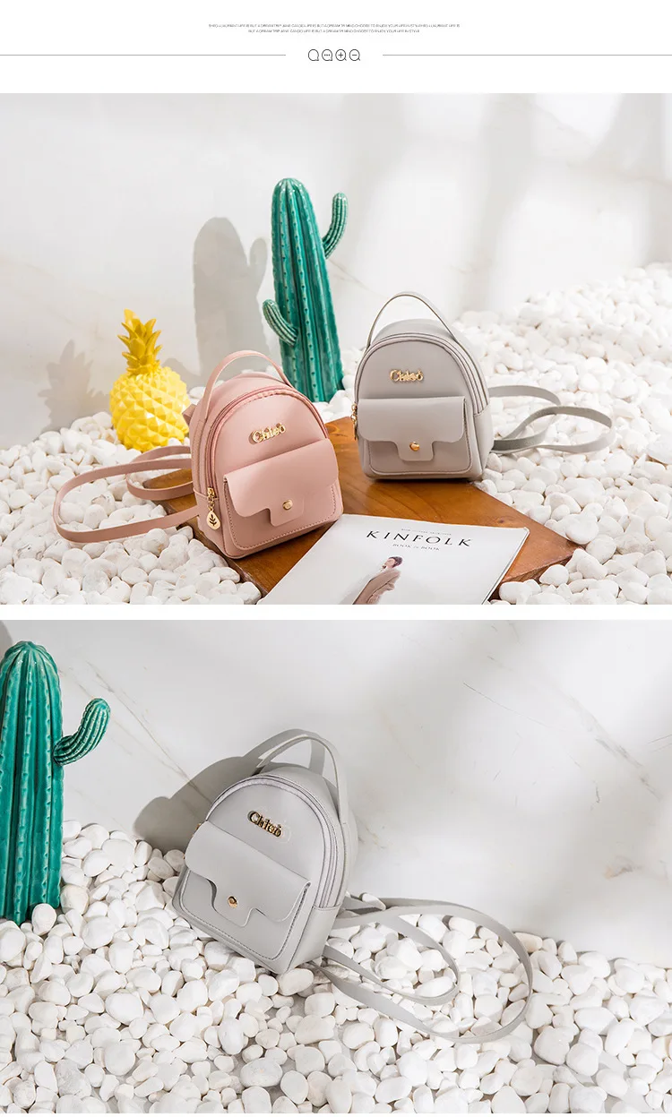Women's Bag Mini Shoulder Small Back Poor Bag Students Phone Coin Purse a Generation of Fat to Fight a Lot