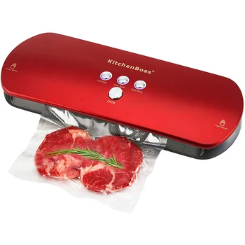 

Vacuum Sealer Packaging Machine 220V/110V , Smart LED indicator , Film Sealer Vacuum Packer Including 20Pcs Bags