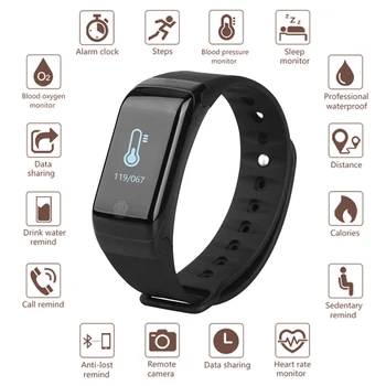 

2019New Smart Watch Heart Rate Monitor Blood Pressure Fitness Tracker Smartwatch Men Women Sport Watch Wristband for ios android