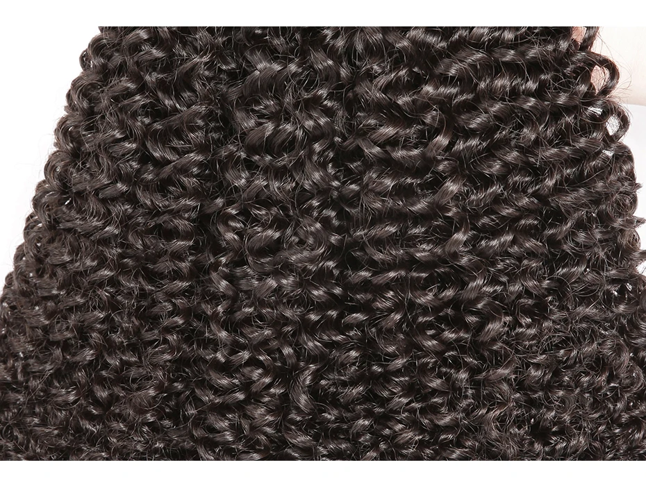 [HJ Weave beauty] пучки волос OneCut с 13x4 фронтальной P бразильские пучки волос плетение кудрявые вьющиеся девственные человеческие волосы для наращивания