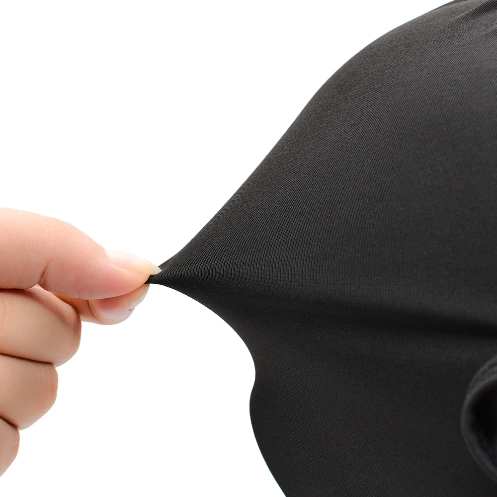 WOSAWE Motorcycle Balaclava Full Face Cover Mask Breathable Three 2 Hole CS Motocross Helmets Beanie Face Masks Black White