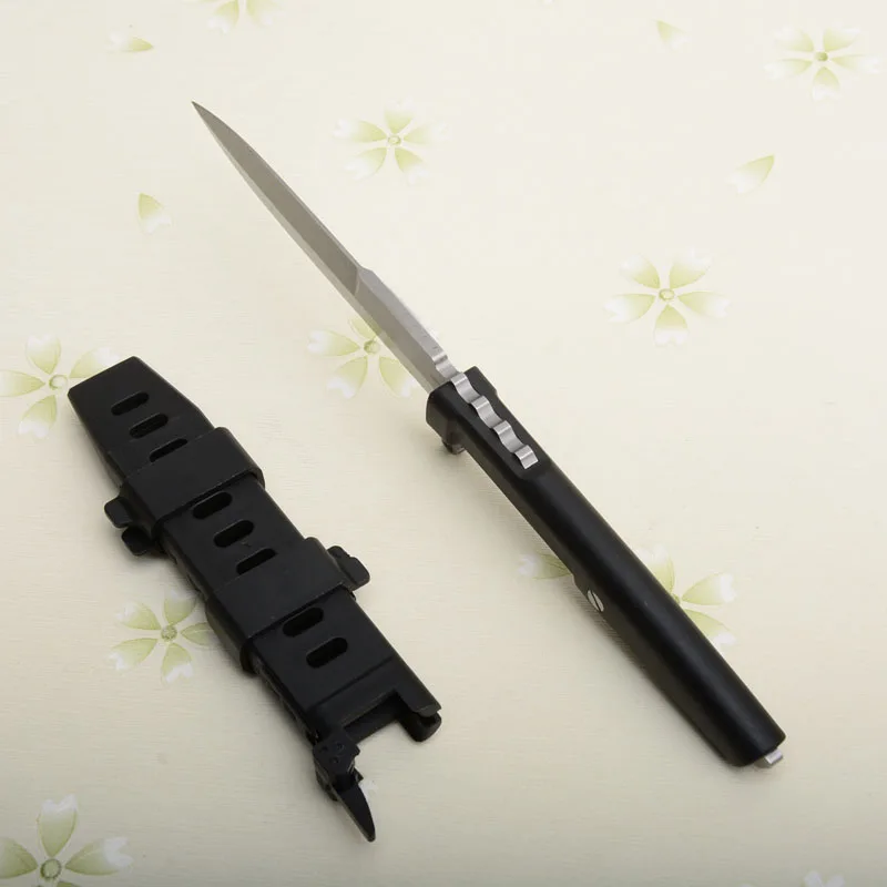 Good straight MAMBA Camping knife D2 Blade nylon + glass fiber fixed hunting knives outdoor survival tactical pocket EDC Tool