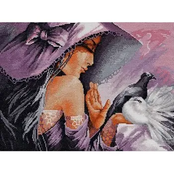 

"Embroidery kit", "floss embroidery kit", "cross stitch", "counted cross", "Alisena"