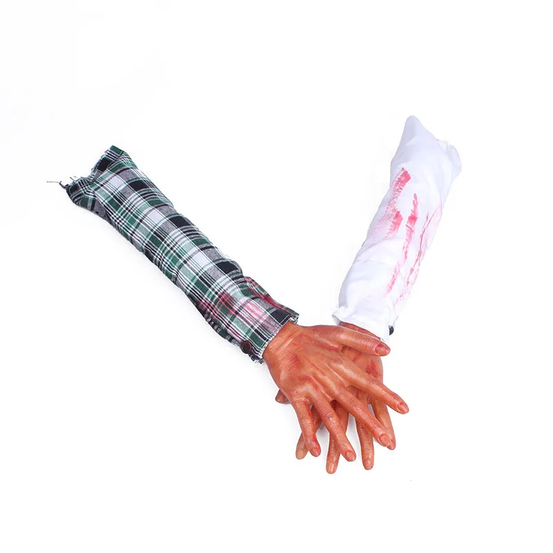 

Halloween Prosthetic Hand/Imitation Bloody Hand With Blood/Shop Mall Secret Room Bar Kindergarten Venue Layout Pendant