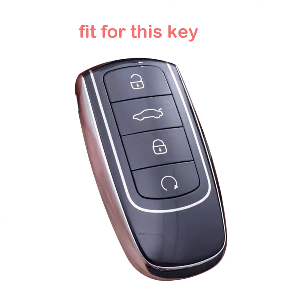 Premium Silicone Car Key Cover & Keychain Holder 2021