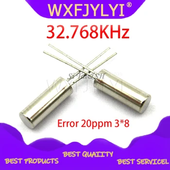 

20pcs 32.768KHz Error 20ppm 3*8 32.768K 12.5pF Cylinder quartz resonator