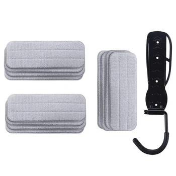 

1 Set New Steel Bike Storage Rack Holder Hanger Stand & 12 Pcs Cleaning Cloth Head Wooden Carbon Fiber Cloth