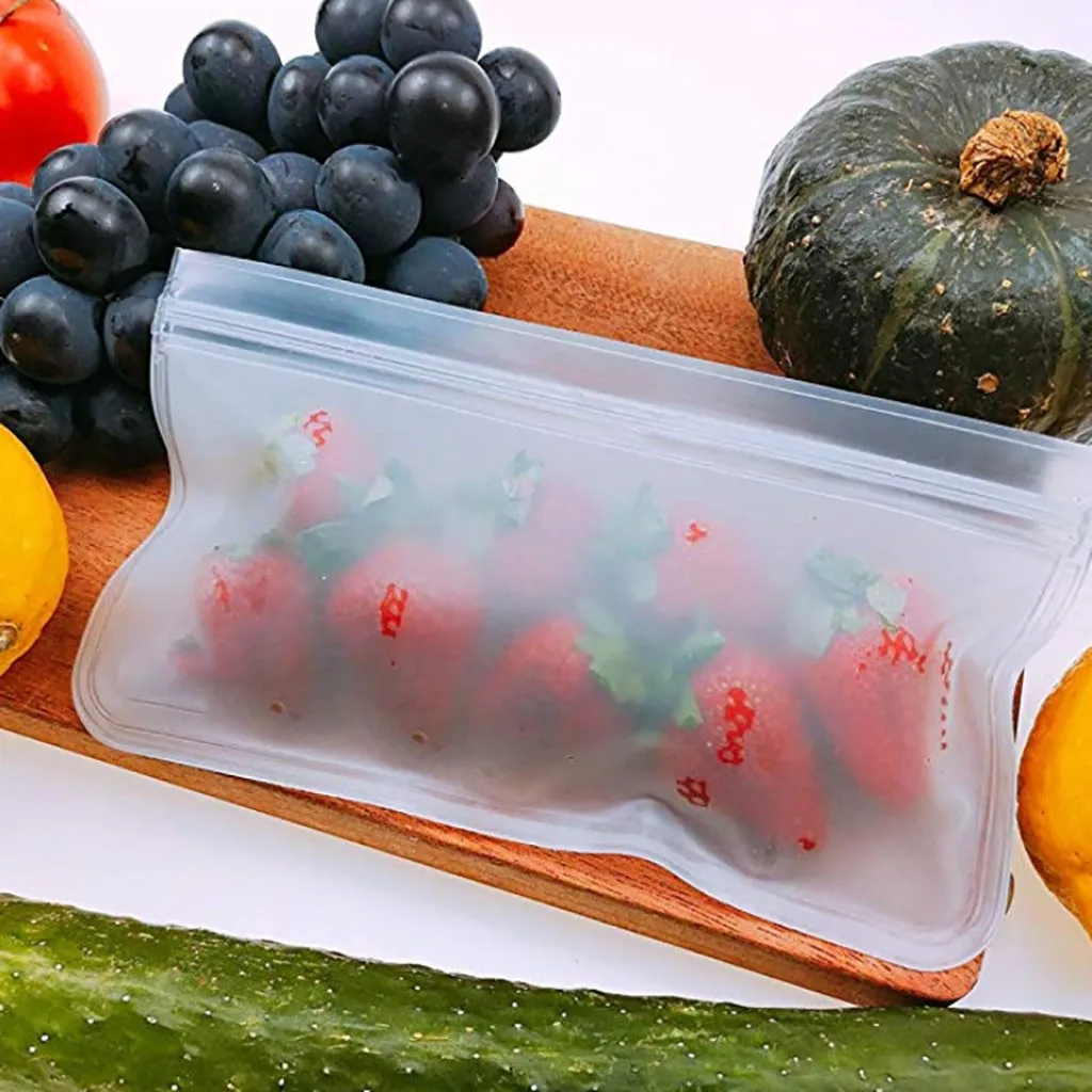 Многоразовая сумка для хранения продуктов 12 штук Герметичная сумка для овощей и фруктов для закусок беспластичная овощная свободная хозяйственная сумка для хранения