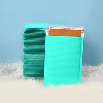 

10pcs/180*230mm/6x9in Teal Poly Bubble Mailer Envelopes Mailing Bag Self Sealing