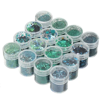 

Hexagon Glitter Sequin Mix Set Christmas Party Shining Embellishment For Resin Crafts UV Resin Pigment Festive Jewelry Tools