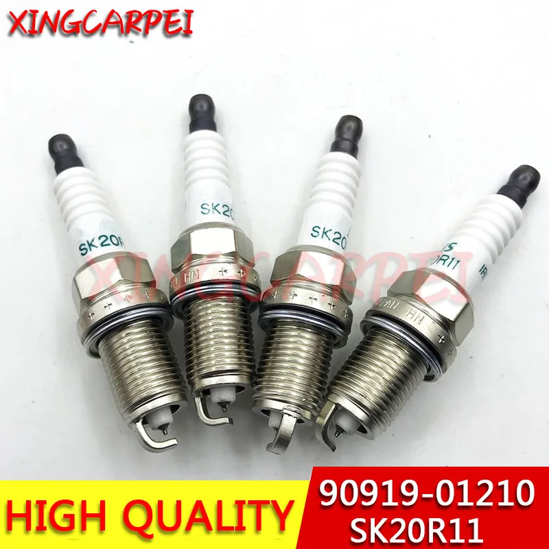 Новые Иридиевые свечи зажигания sk20r11 90919-01210 для Toyota Scion Lexus 9091901210 sk20r 11 90919 01210 RC89WYPB4 4