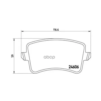 

Brake pads disc rear. Audi A4 (8k2 B8) 08/07-12/15 / Audi A4 Avant (8k5 B8) 11/07-12/15 Brembo art. p85100