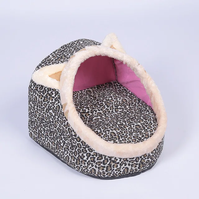Petshy домик для питомца, кошки, собаки кровать палатка для домашних животных питомники пещера щенок кошки теплая кровать спальный коврик подушка Маленькая Собака Кошка Диван Лежак дом - Цвет: Pet-658-1