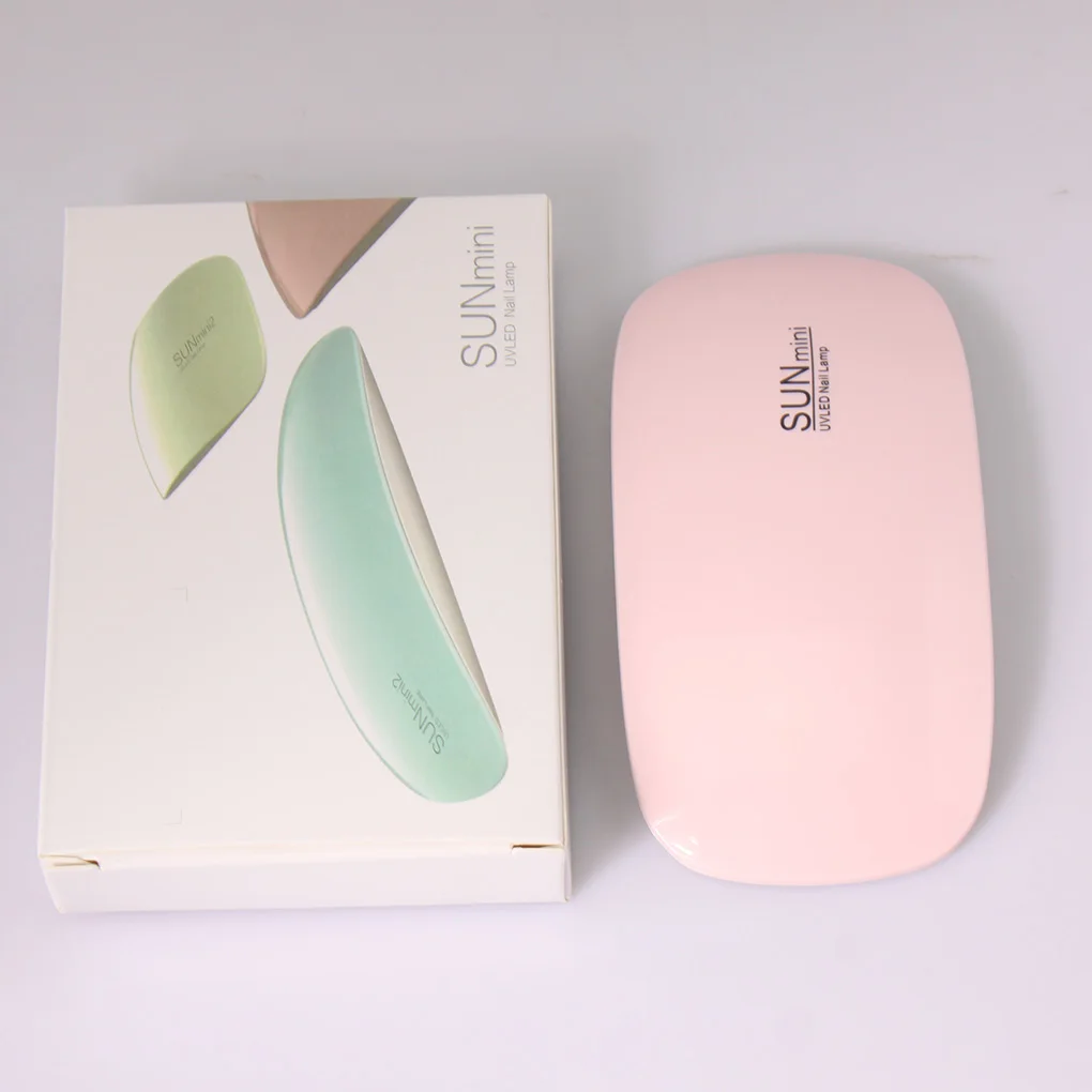 

Portable Mini 6W LED Light Nail Dryer USB Powered 60s 120s Timer Folding Nail Art Manicure Lamp