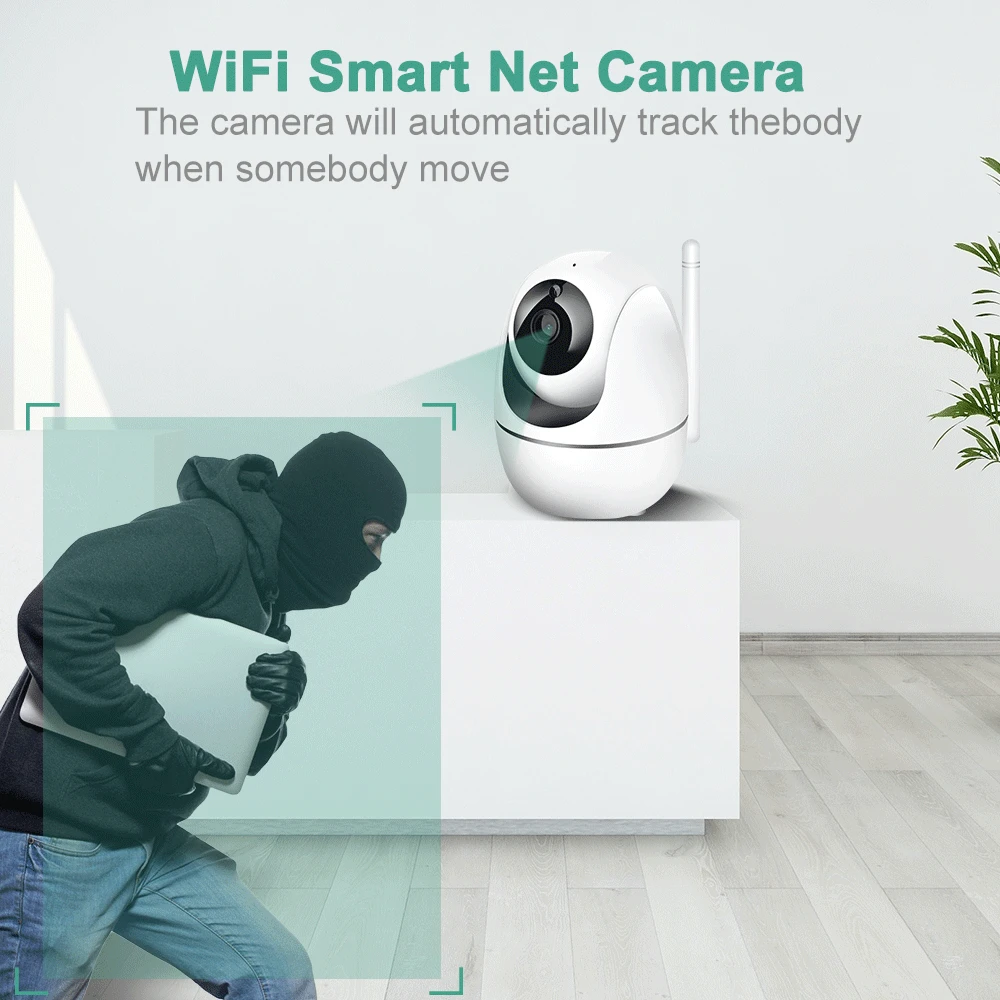 Ip-камера Wifi 1080P домашняя охранная камера наблюдения с автоматическим отслеживанием CCTV сетевая камера с Wifi 2MP радионяня
