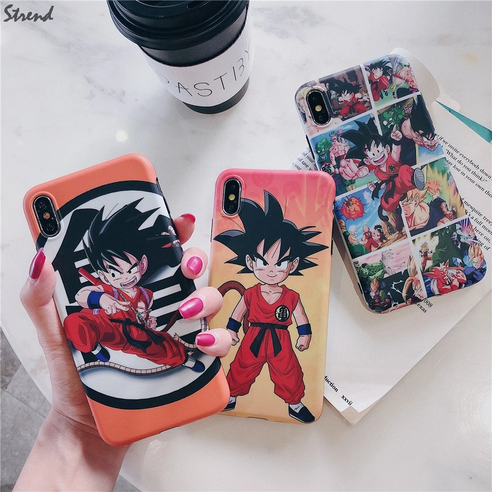 Классический чехол для телефона с рисунком Dragon Ball Son GoKu Apple iPhone 11 Pro X XS Max XR 7 8 6 S Plus