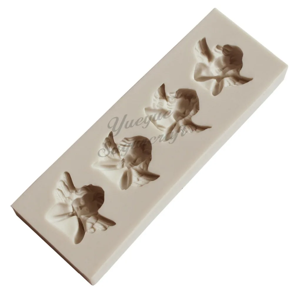 Yueyue Sugarcraft Angel baby silicone mold fondant mold cake decorating tools chocolate gumpaste mold