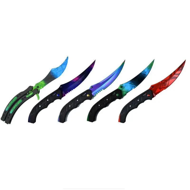 Для CS GO Karambit нож графика автомобильные наклейки Красочные Модные ноутбуки SUV JDM RV