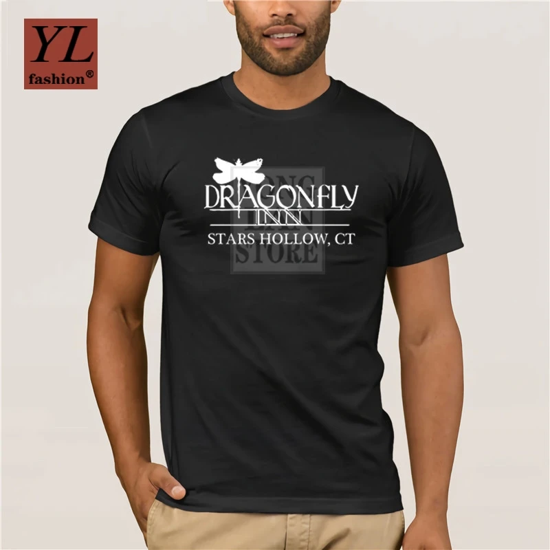 

2020 Fashion Gilmore Girls T Shirt Gilmore Girls Dragonfly Inn T Shirt Casual Funny Tee Shirt Mens Short