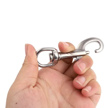 

75/90/100MM Bolt Snap Hook Clip 316 Stainless Steel Diving Hook BCD Accessories Tools Diving Equipment