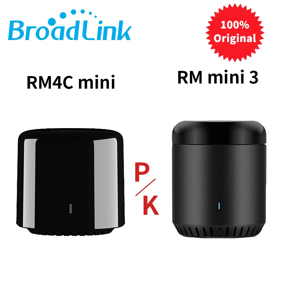  Broadlink RM mini 3 RM4C Smart Home Remote pro IR RF Control TV Air Conditioning Work With Alexa Go - 4000291057720